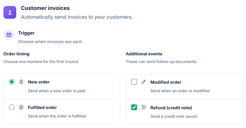 Automate your Shopify invoices